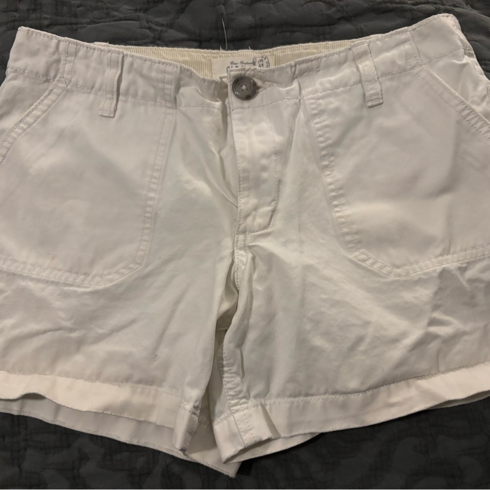 Old Navy Women's White Cargo Shorts 4